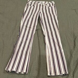 Paige Striped Denim Pants